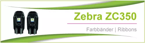 Farbbänder für Kartendrucker Zebra ZC350